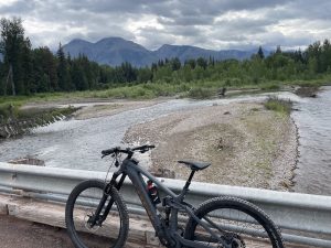Swan River - view of Swan Mountains