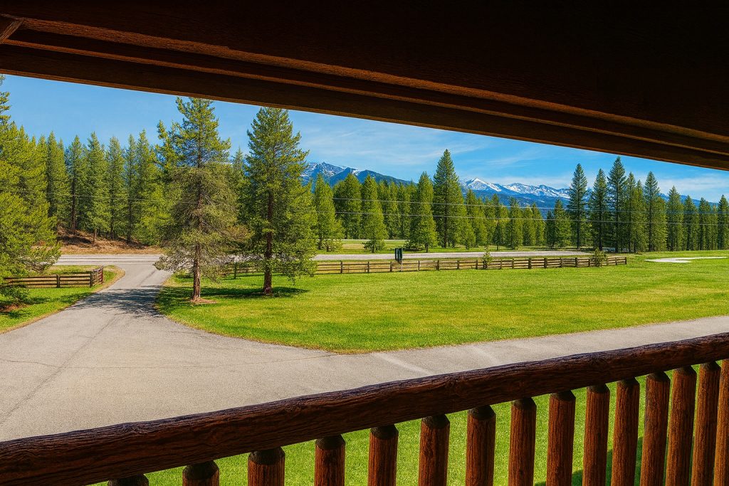 Swan River Lodge View From Balcony