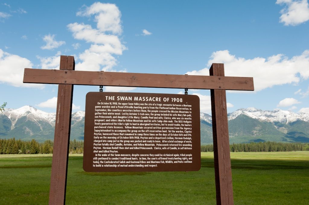 Swan Valley Massacre Historical Marker